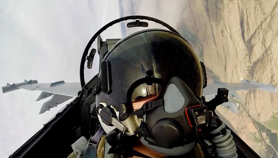Flying the F-18