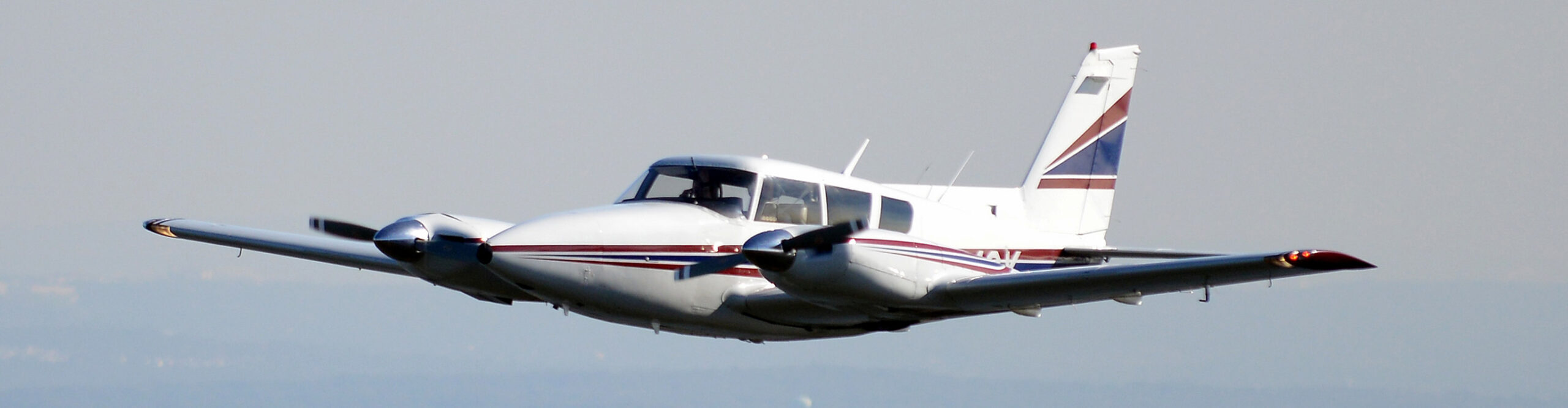 Century Air airplane mid-flight over New Jersey.