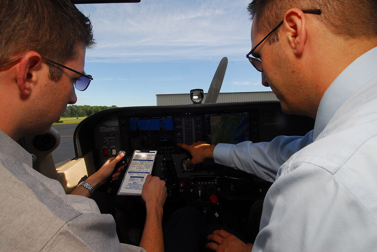 Instrument rating flight training at Essex County Airport, Caldwell NJ near New York City.